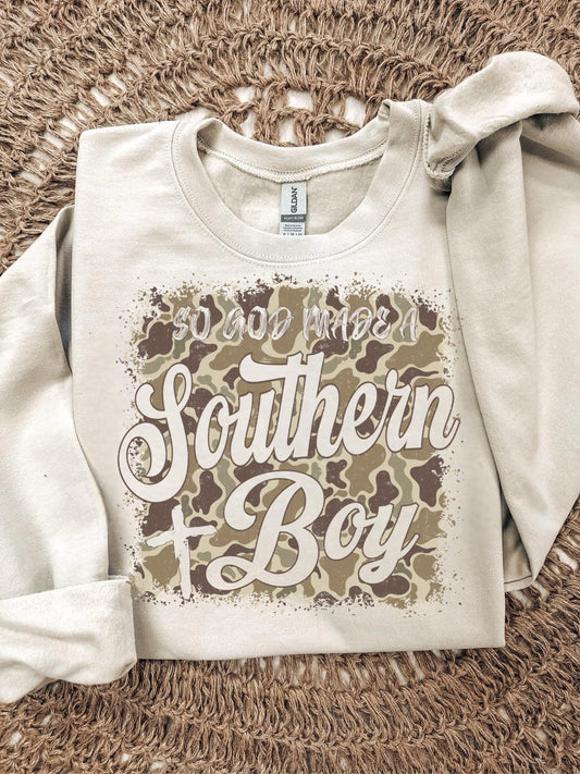 SO GOD MADE A SOUTHERN BOY - DTF TRANSFER