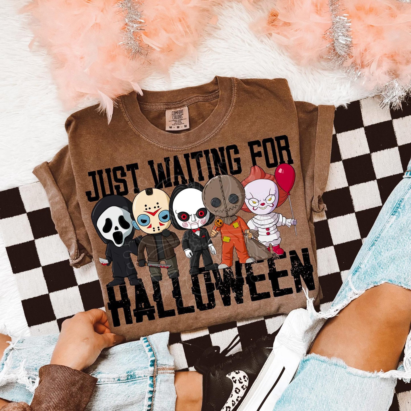 JUST WAITING FOR HALLOWEEN - DTF TRANSFER