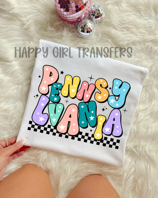 RETRO PENNSYLVANIA - DTF TRANSFER
