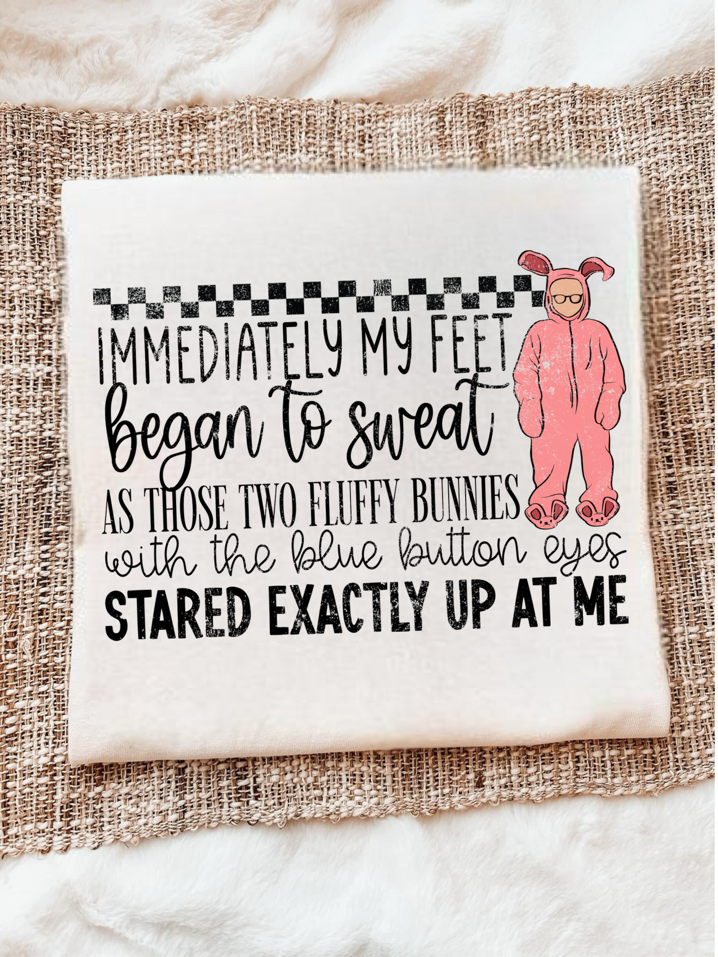 A CHRISTMAS STORY BUNNY - DTF TRANSFER