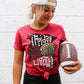 FRIDAY NIGHT LIGHTS BLACK & RED - DTF TRANSFER