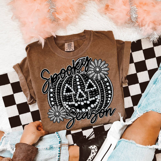 FAUX GEMS SPOOKY SEASON - DTF TRANSFER