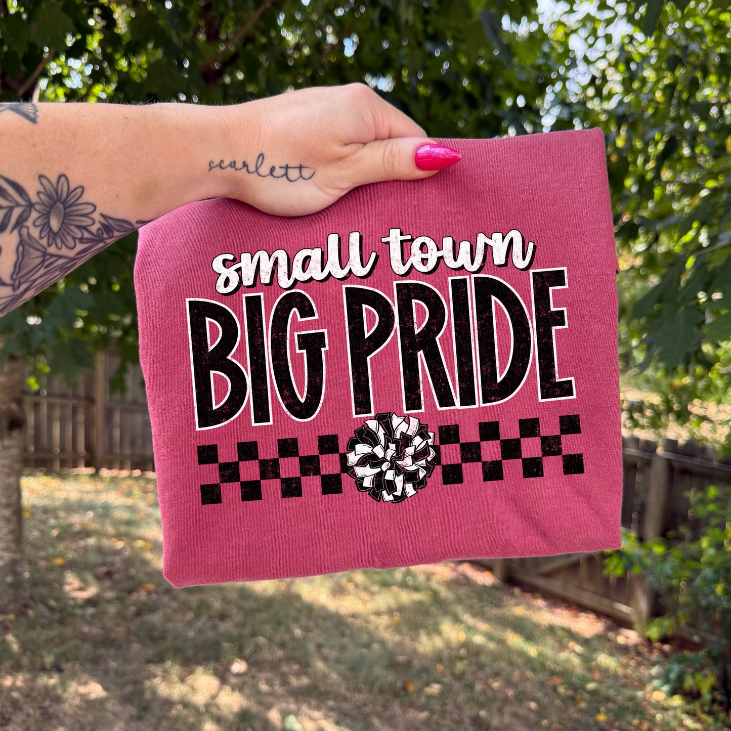 SMALL TOWN BIG PRIDE - DTF TRANSFER
