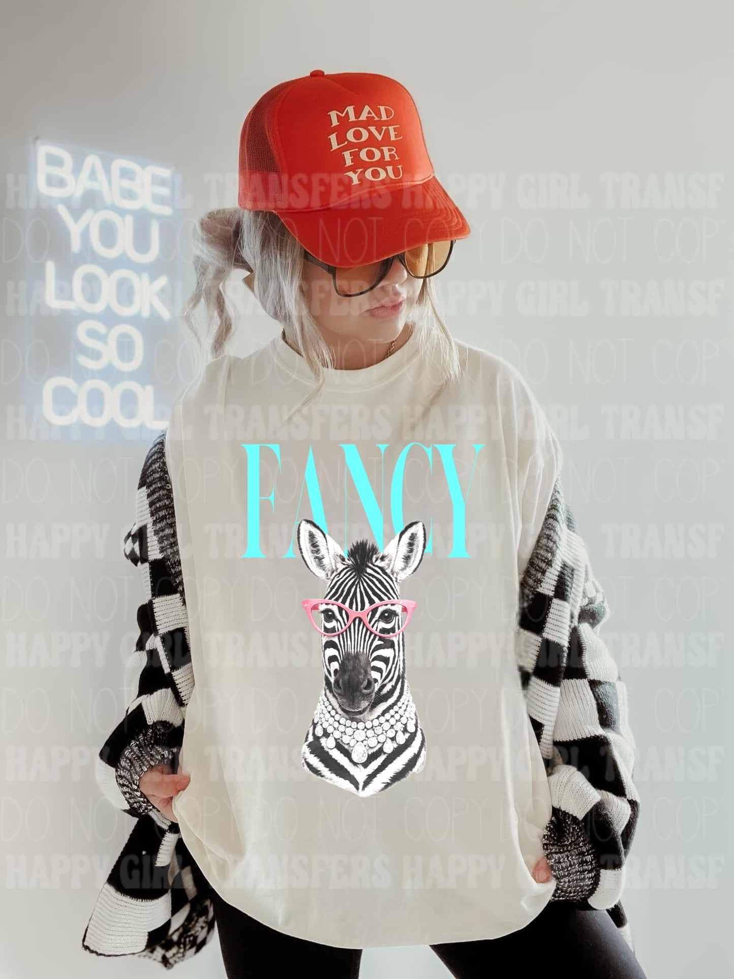 FANCY ZEBRA - DTF TRANSFER