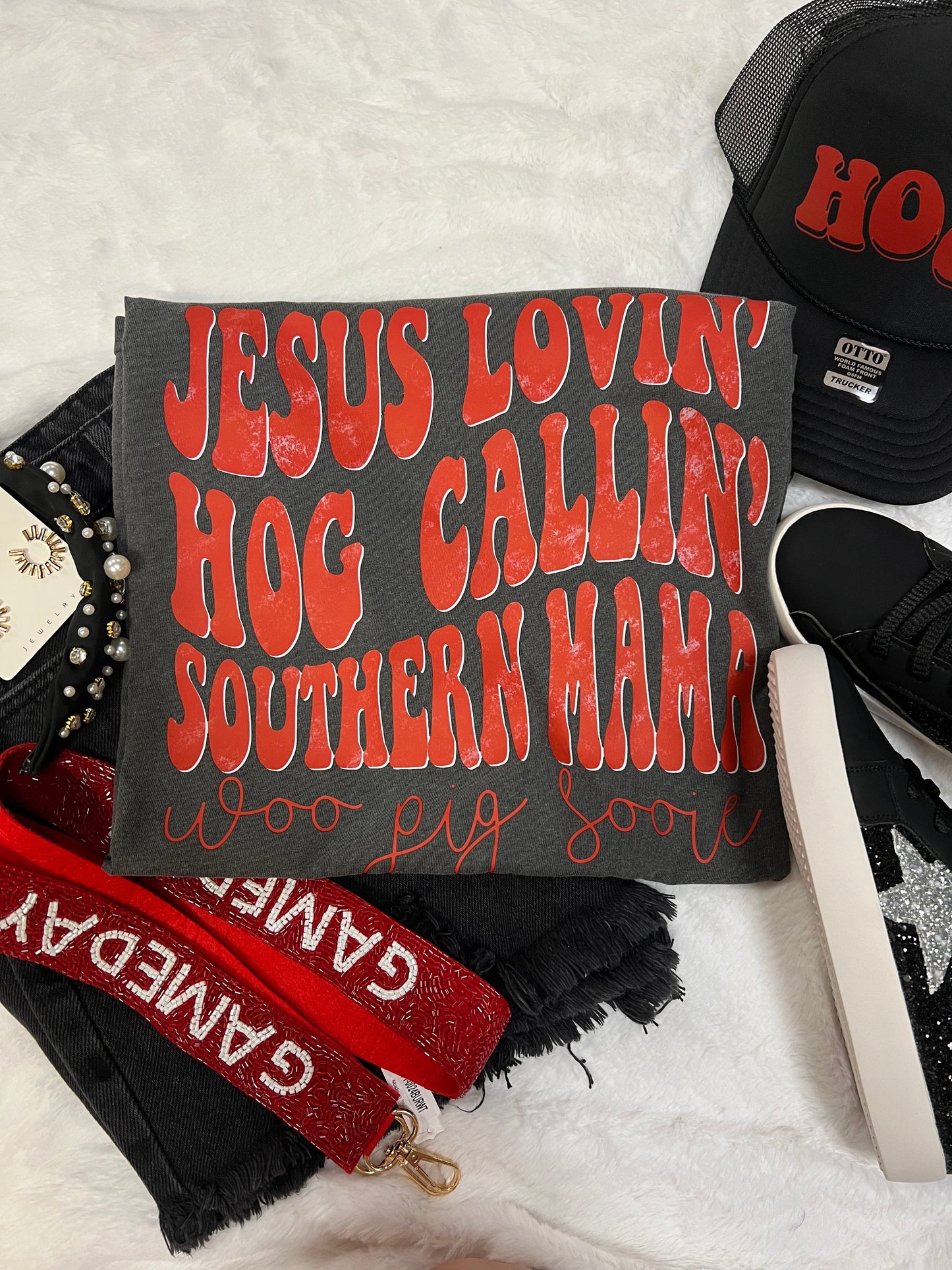 JESUS LOVIN’ HOG CALLIN’ SOUTHERN MAMA - DTF TRANSFER