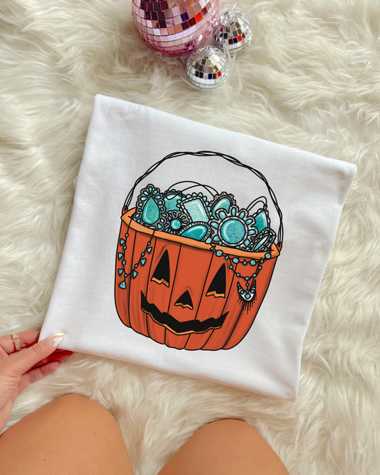 WESTERN HALLOWEEN BUCKET  - DTF TRANSFER