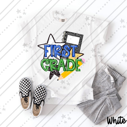STARS BOY 1ST GRADE - DTF TRANSFER