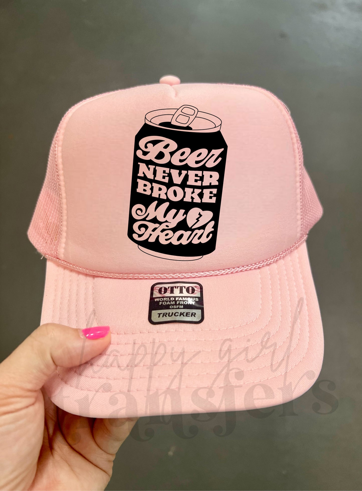 BEER NEVER BROKE MY HEART - DTF TRANSFER