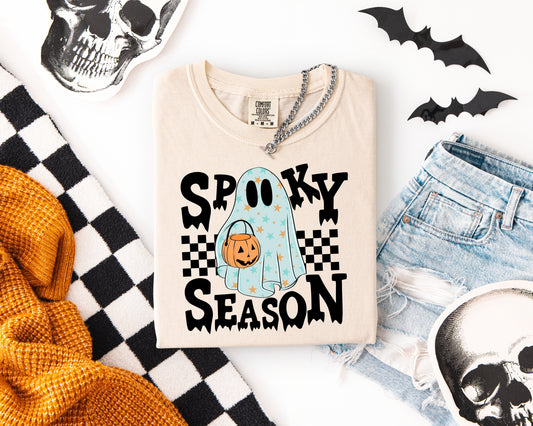 SPOOKY SEASON (BLUE)- DTF TRANSFER