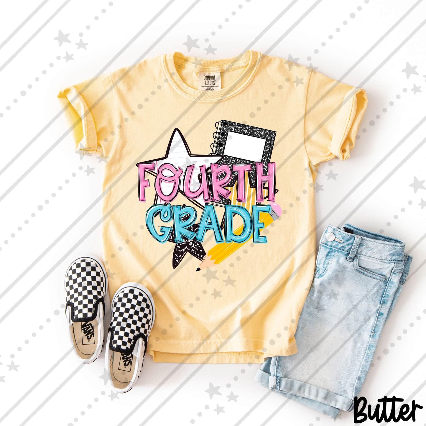 STARS GIRL 4TH GRADE - DTF TRANSFER