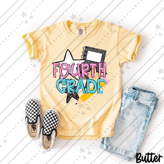 STARS GIRL 4TH GRADE - DTF TRANSFER