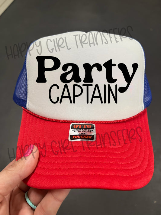 PARTY CAPTAIN - DTF TRANSFER