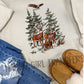 VINTAGE DEER WITH EAGLE - DTF TRANSFER