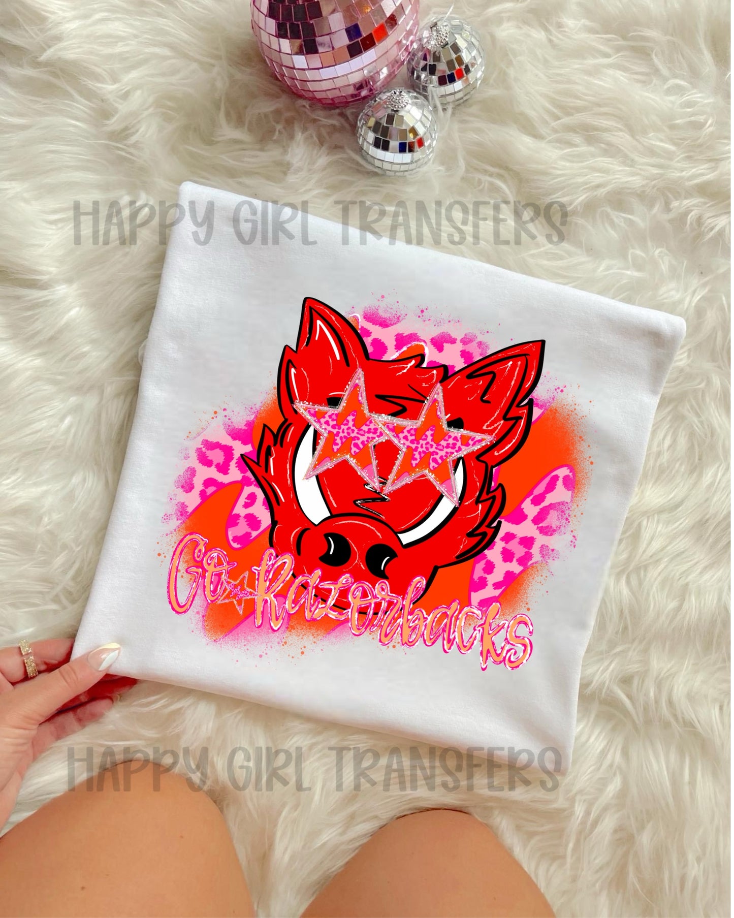 PREPPY RAZORBACK - DTF TRANSFER