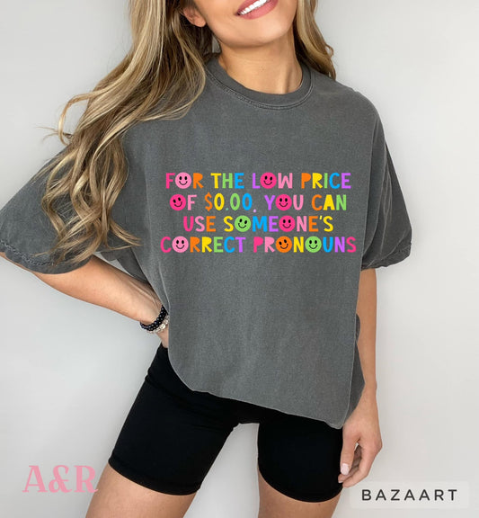 CORRECT PRONOUNS - DTF TRANSFER
