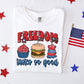 FREEDOM TASTES SO GOOD - DTF TRANSFER