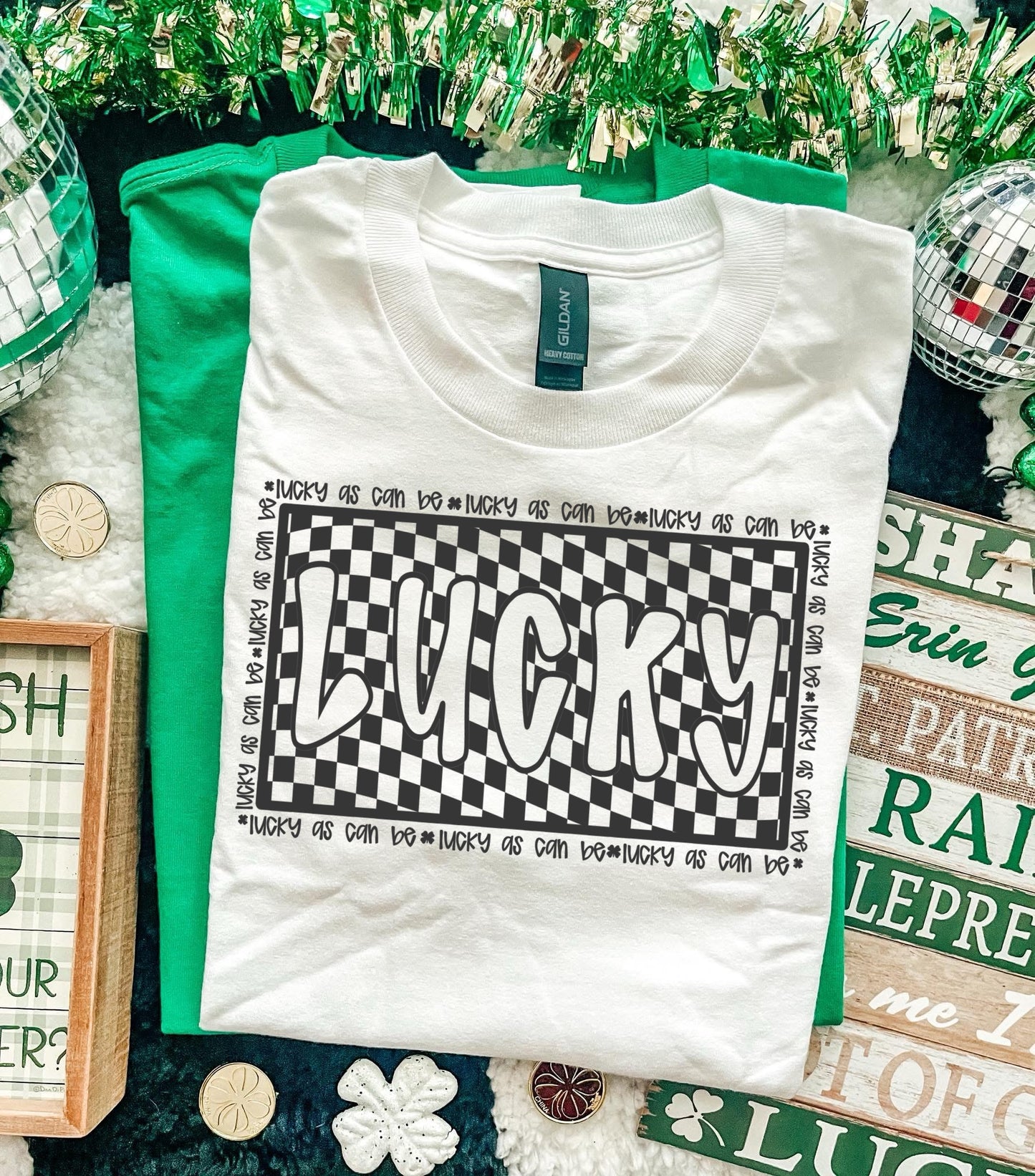 LUCKY AS CAN BE - DTF TRANSFER
