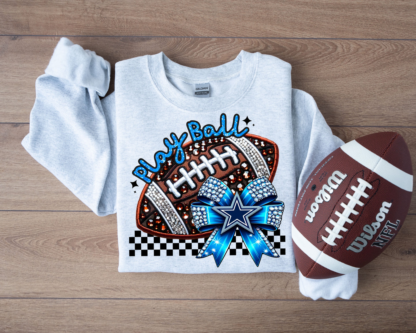 FAUX SPARKLES COWBOYS - DTF TRANSFER