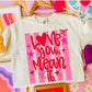 LOVE YOU MEAN IT WITH STRIPES - DTF TRANSFER
