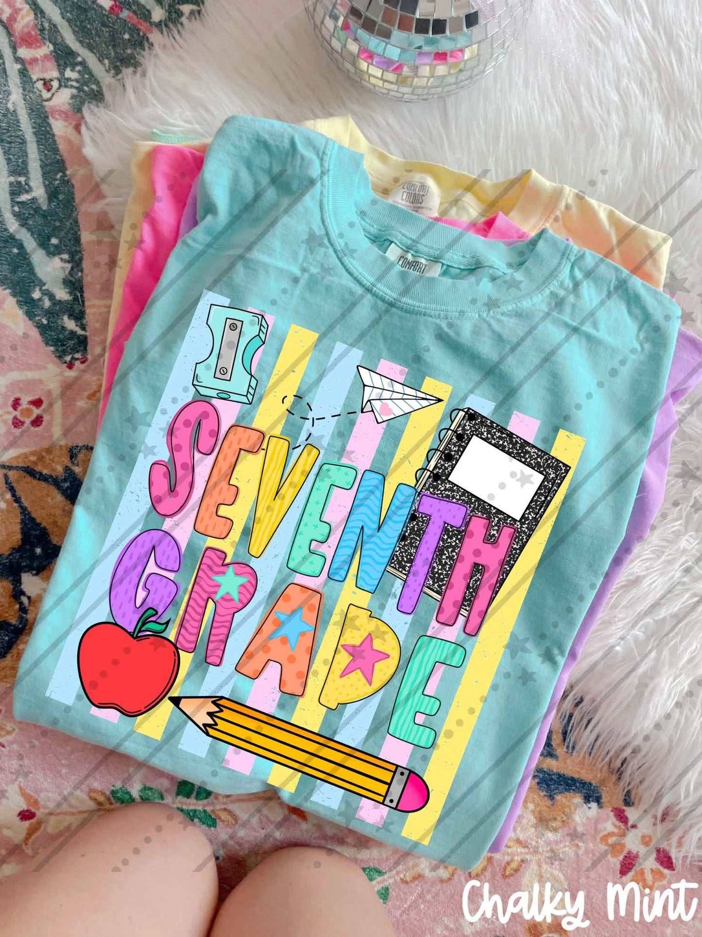 NEON 7TH GRADE - DTF TRANSFER
