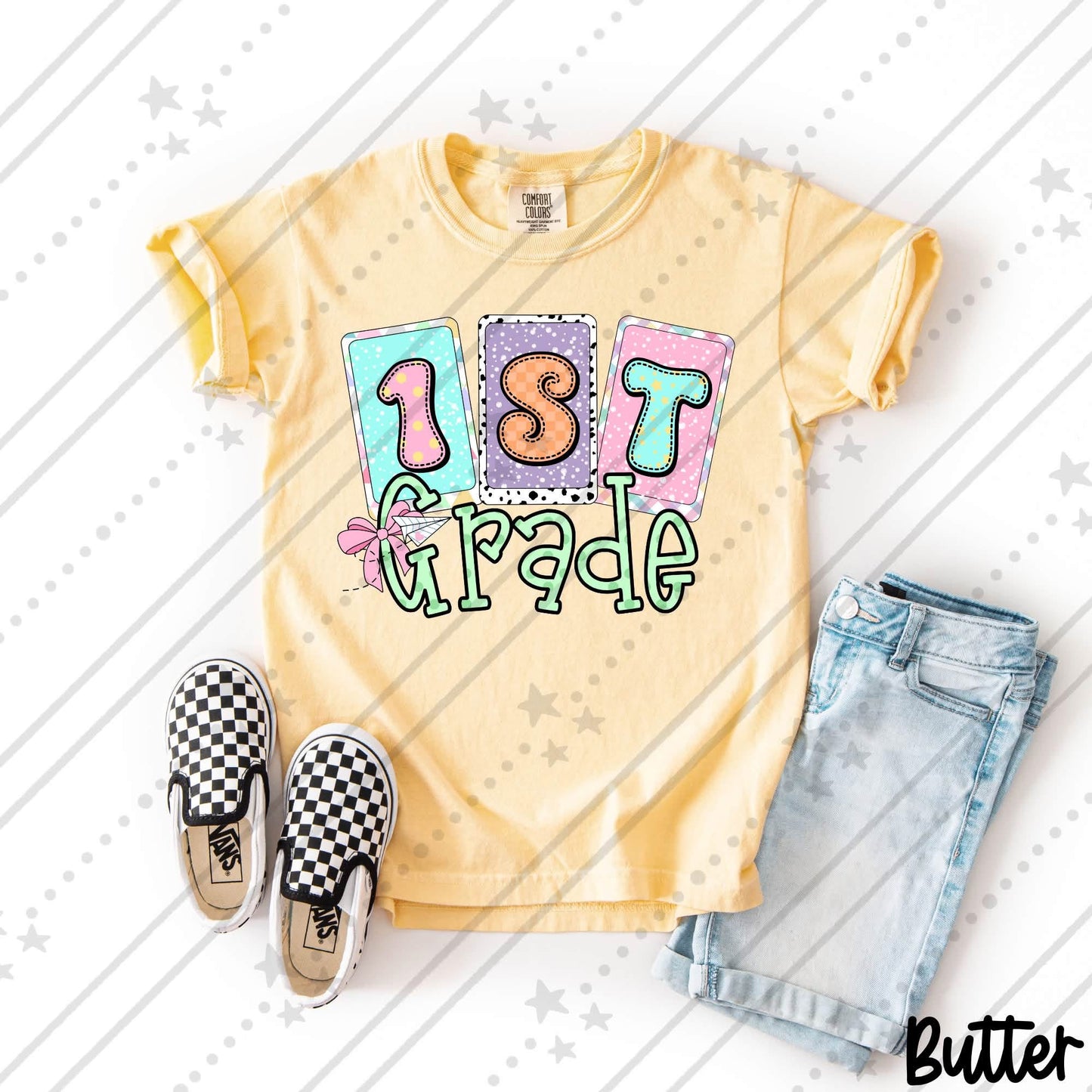 PASTEL 1ST GRADE - DTF TRANSFER