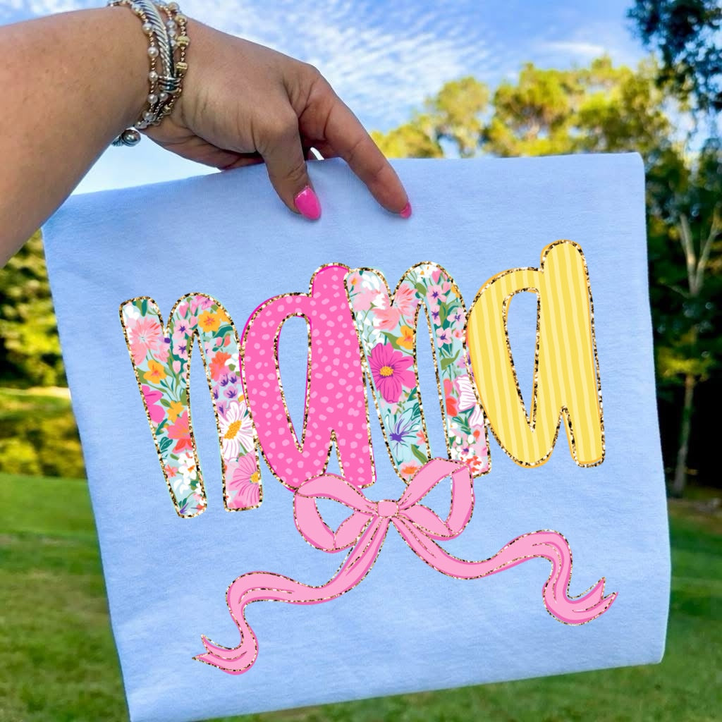 FLORAL NANA - DTF TRANSFER