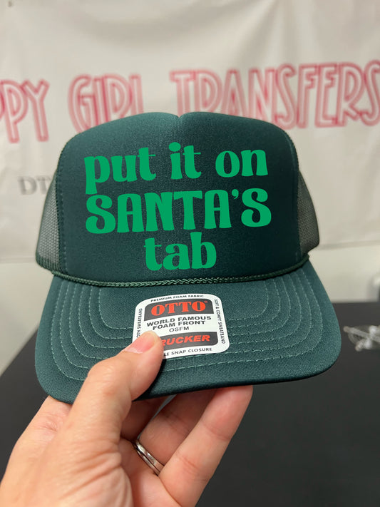 PUT IT ON SANTA’S TAB- DTF TRANSFER