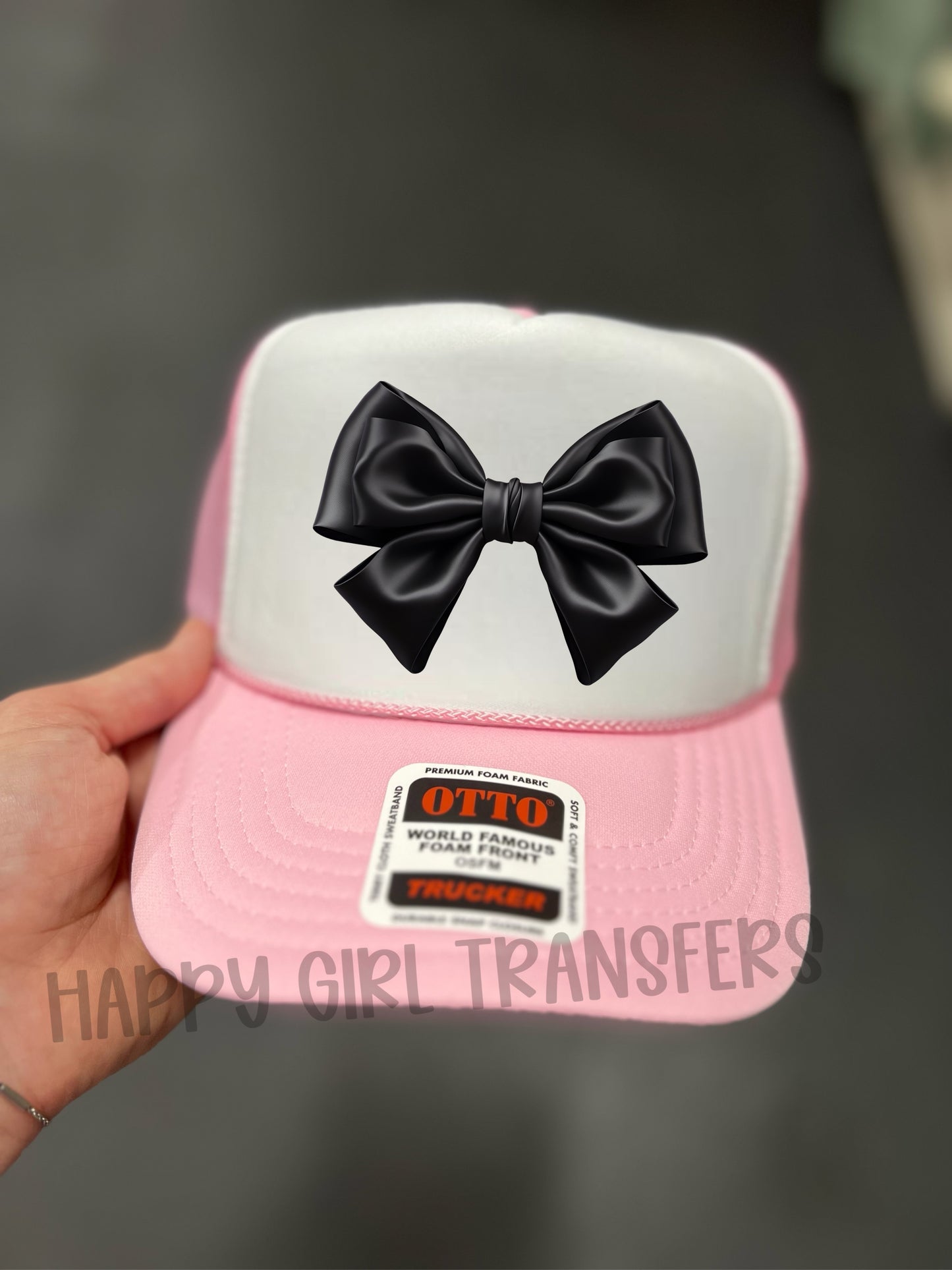BLACK BOW - DTF TRANSFER