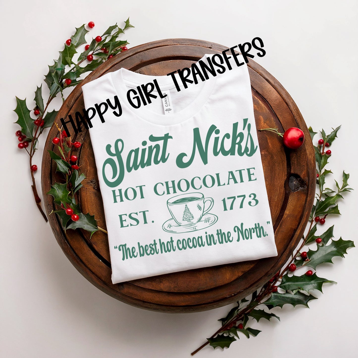 SAINT NICK’S HOT CHOCOLATE - DTF TRANSFER