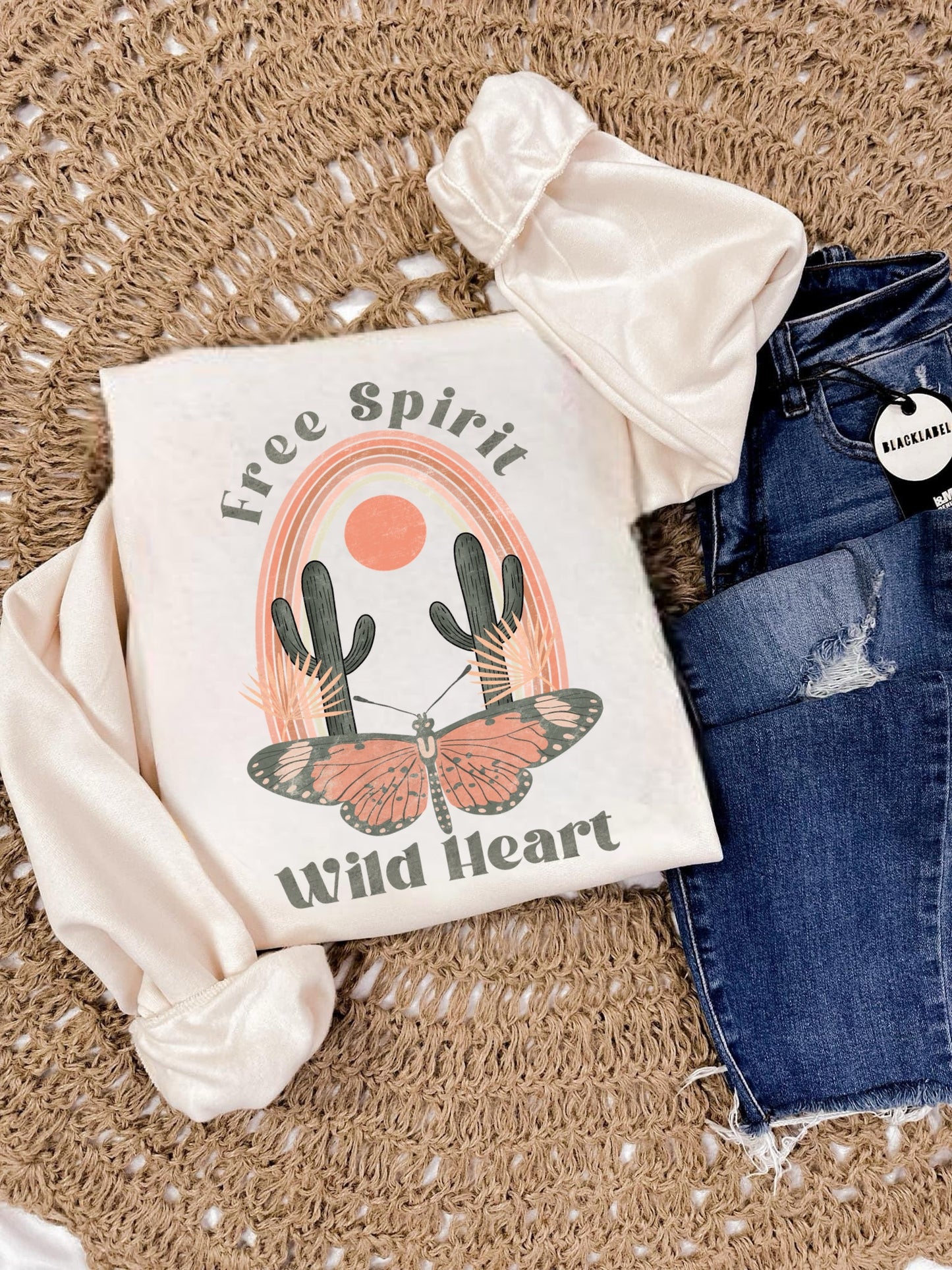 FREE SPIRIT WILD HEART - DTF TRANSFER