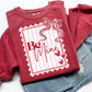 BE MINE POSTAGE STAMP  - DTF TRANSFER