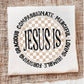 JESUS IS - DTF TRANSFER
