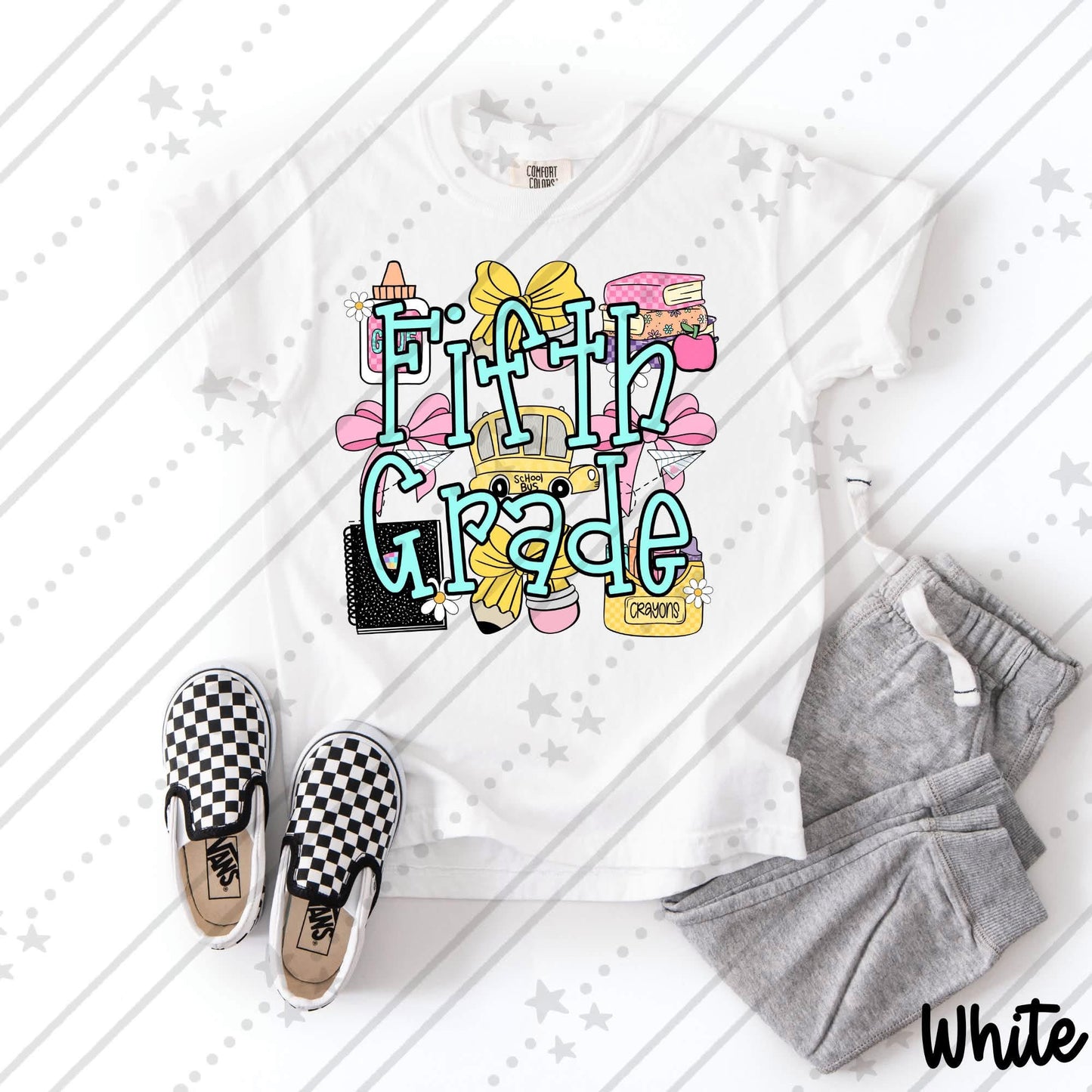 PASTEL COQUETTE 5TH GRADE - DTF TRANSFER