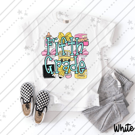 PASTEL COQUETTE 5TH GRADE - DTF TRANSFER