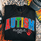 VARSITY AUTISM MAMA - DTF TRANSFER
