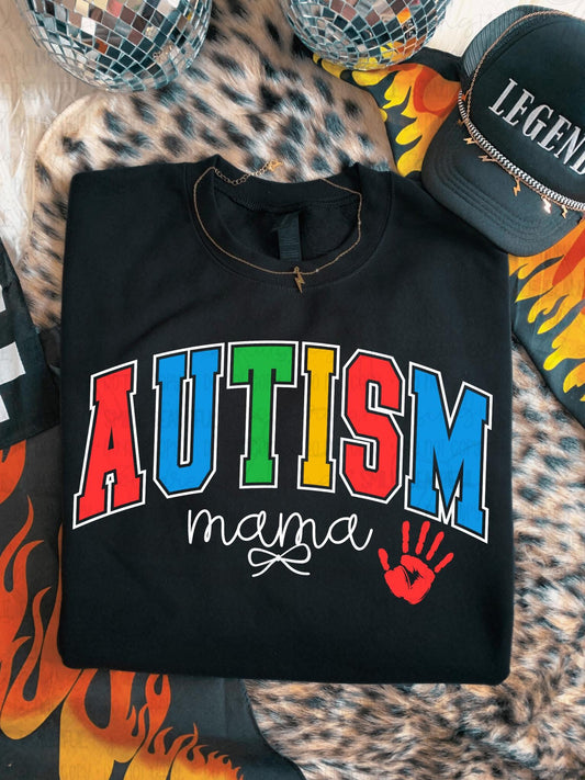 VARSITY AUTISM MAMA - DTF TRANSFER