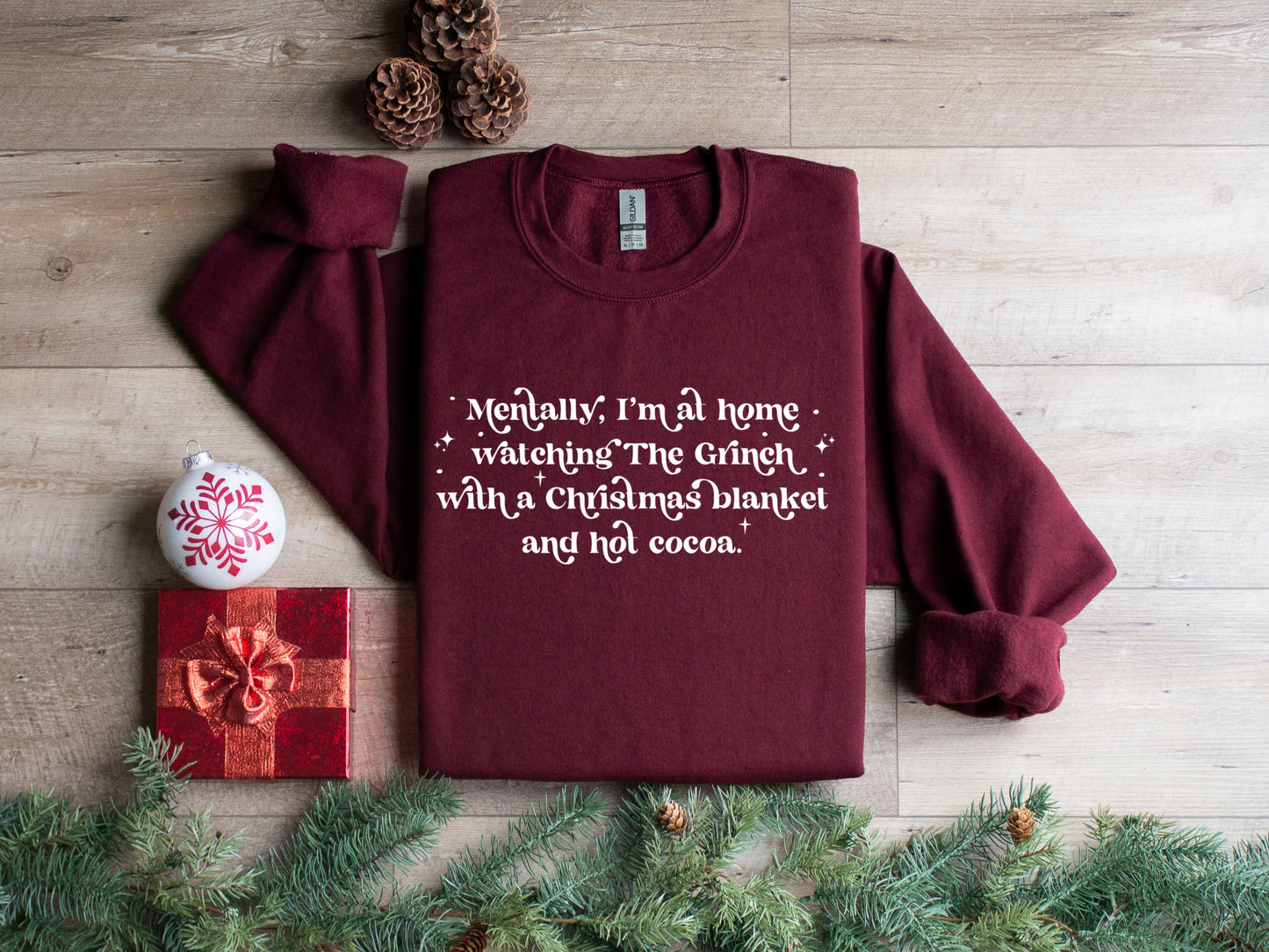 MENTALLY I’M WATCHING THE GRINCH - DTF TRANSFER