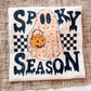 SPOOKY SEASON (PINK GHOST) - DTF TRANSFER