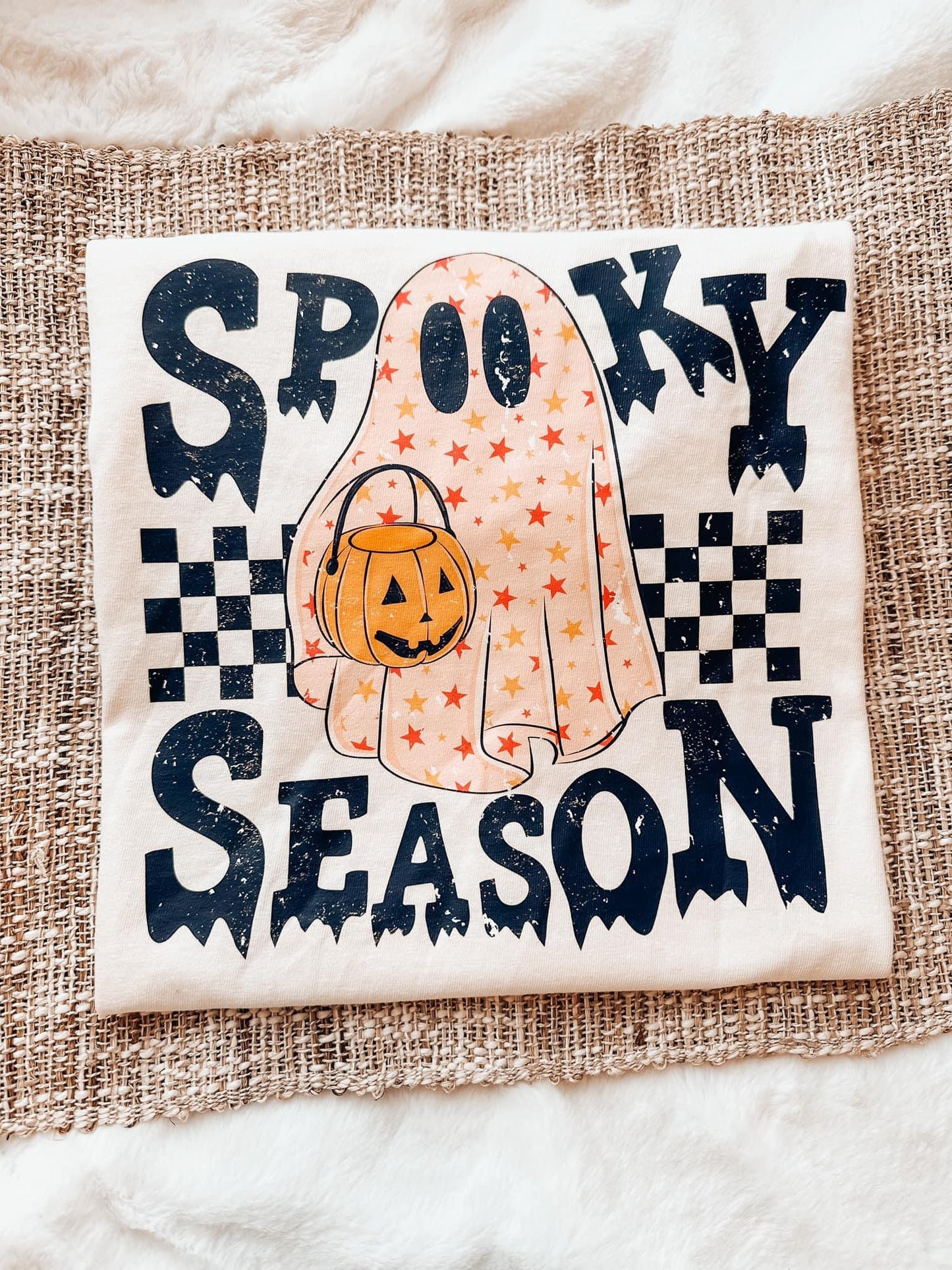 SPOOKY SEASON (PINK GHOST) - DTF TRANSFER