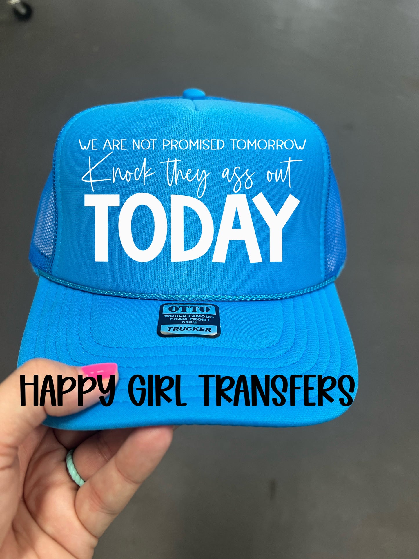 KNOCK THEY ASS OUT TODAY - DTF TRANSFER