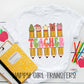 HOLLY JOLLY TEACHER - DTF TRANSFER