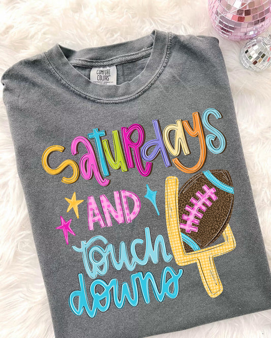 PREPPY SATURDAYS AND TOUCH DOWNS - DTF TRANSFER