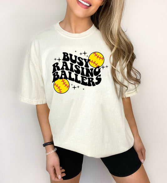BUSY RAISING BALLERS(softball) - DTF TRANSFER