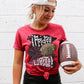 FRIDAY NIGHT LIGHTS BLACK & MAROON - DTF TRANSFER