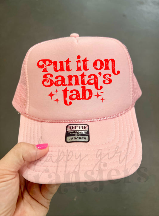 PUT IT ON SANTA’S TAB - DTF TRANSFER