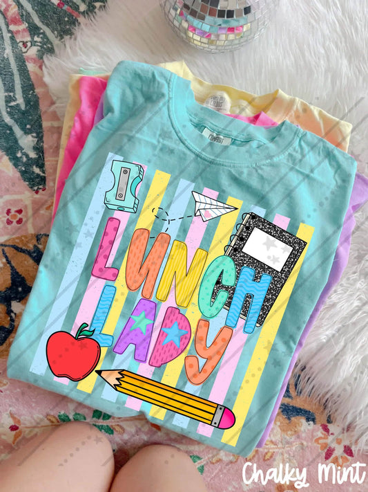 NEON LUNCH LADY - DTF TRANSFER
