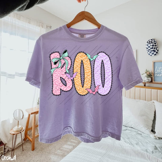 STRIPED BOO - DTF TRANSFER (