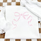 PINK BOW - DTF TRANSFER