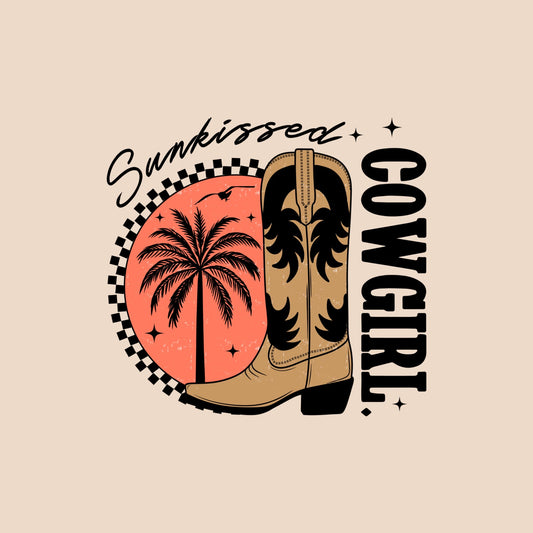 SUNKISSED COWGIRL - DTF TRANSFER