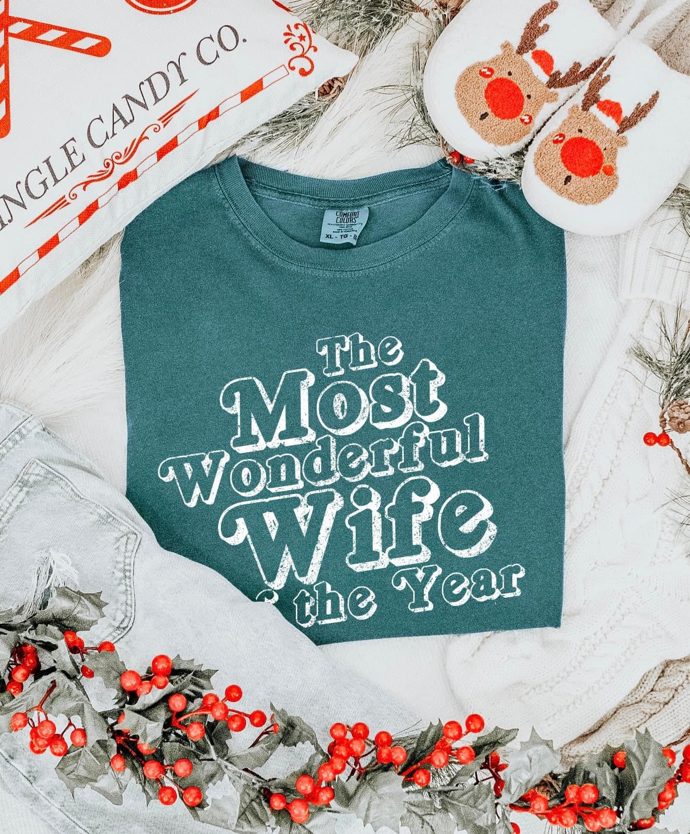 THE MOST WONDERFUL WIFE OF THE YEAR - DTF TRANSFER